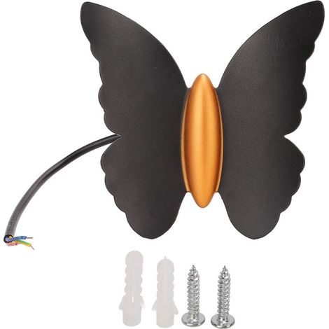 Applique murale étanche IP65, éclairage décoratif LED 85-265 V, lumière chaude, décoration extérieure (1/5)