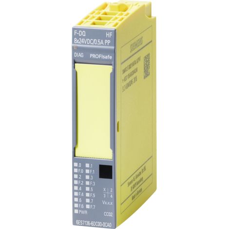 Simatic Dp, Modulo Di Elettronica Et 200Sp, F-Dq 8X24Vdc/0.5A Pp Hf, Larghezza Costruttiva 15Mm, Fino A Pl E (Iso 13849) Fino A Sil 3 (Iec 61508)