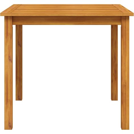 Table de jardin Table d'appoint, Table de Balcon, 85x85x74 cm Bois d'acacia massif OIB3163E (1/4)