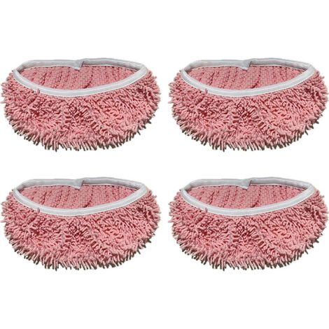 Tamponi di ricambio per mocio in peluche - Rosa 1