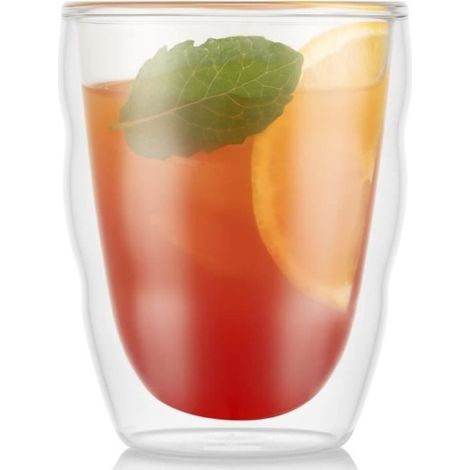 BODUM PILATUS Set 2 bicchieri a doppia parete 0,25 l Trasparente (1/2)