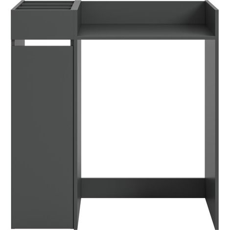 Free Waschmaschinenschrank 1 Schublade, 5 Regale Anthrazit.