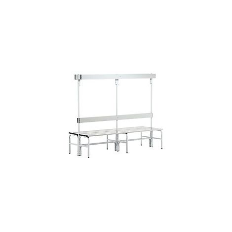 Sypro  Panca in acciaio inox per spogliatoi  alt x prof 1650 x