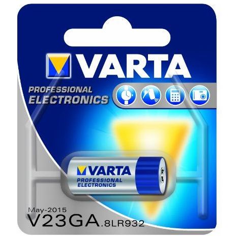 Batteria Varta V23GA argento 12 volt 38 mAh alcalina (1/2)