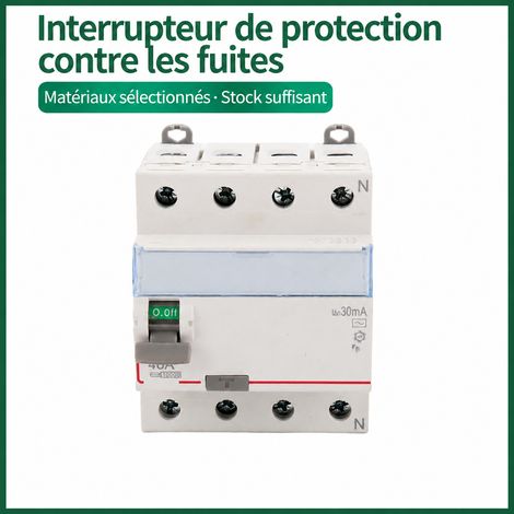Interrupteur différentiel RCCB DX3 Type A 2P électromagnétique non temporisé installation fixe – Livraison gratuite (1/5)