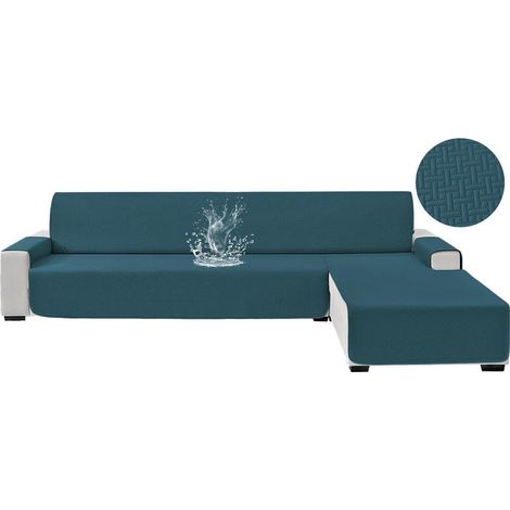 Wasserdichter Sofabezug L-Form 4-Sitzer, rutschfest, für Ecksofa, Dunkelgrün (1/5)