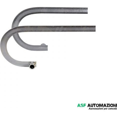 ACCESSORI PER MONTAGGIO BIMOTORE SU PORTA BASCULANTE - BRACCI CURVI - SENZA  ALBERI DI TRASMISSIONE - PER MOTORIDUTTORE VDS BASIC 09