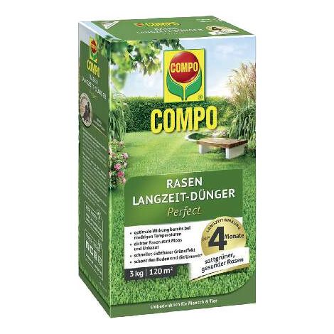 COMPO Rasen Langzeit-Dünger Perfect für 120 m² - 3 kg