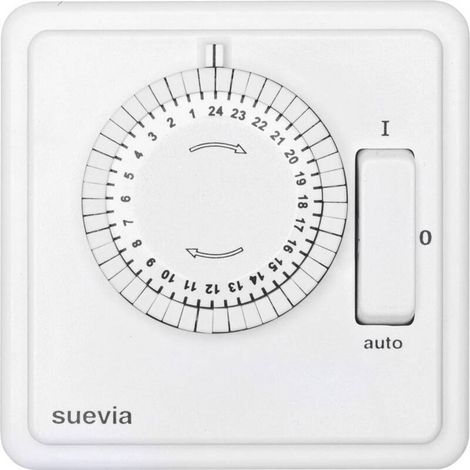 [NEUWERTIG] B-Ware Suevia Unterputz-Zeitschaltuhr analog Tagesprogramm 1200W IP20 Innenbereich (1/2)