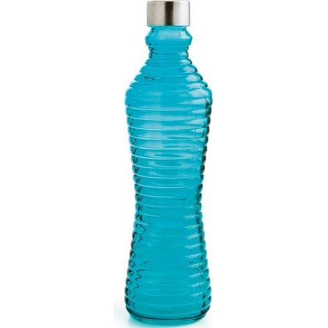 BOTELLA CRISTAL 1 L AZUL TURQU