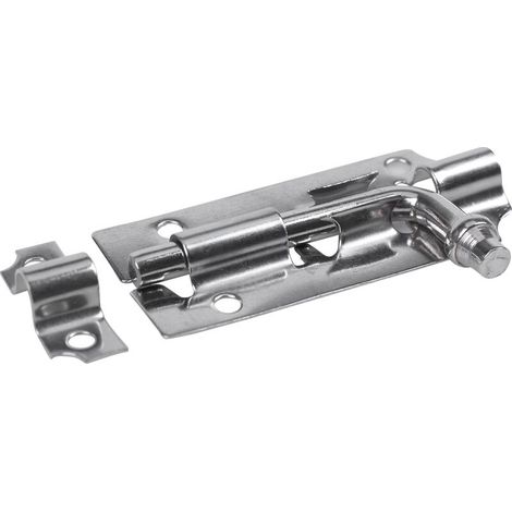 loquet coulissant de serrure de porte en acier inoxydable de 3/4 de pouce de long (1/5)