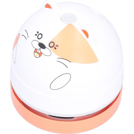 Niedlicher Tischstaubsauger mit Tiermotiv, USB-Ladefunktion, Mini-Staubfänger für Kinder, Hamstermuster (1/5)
