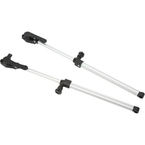 Tige de Support de fenêtre de camping-car télescopique en alliage d'aluminium, 2 pièces, 310 à 435mm, pour camping-car, remorque