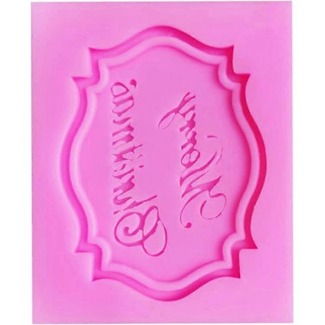 Moule à chocolat en silicone, moule à fondant, moule à bonbons, formes de lettres « Joyeux Noël » (1/4)