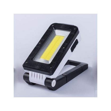 Lampe de travail LED encastrée, rechargeable par USB, portable, étanche, avec aimant, idéale pour le camping et les activités de plein air. Projecteur de travail avec aimant. (1/5)