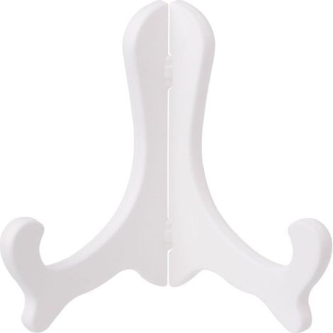 Lot de 2 chevalets de présentation en plastique de 15 cm de haut pour présentoir photo ou plateau à thé - 12 x 15 x 5,5 cm (1/5)