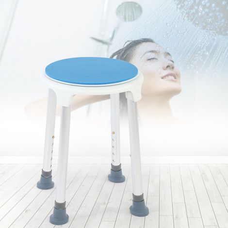Tabouret de baignoire/siège de douche pivotant à 360 degrés et antidérapant pour femmes âgées et enceintes (1/5)