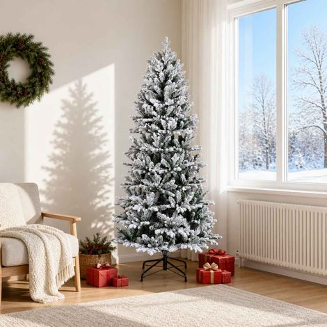 vidaXL Albero di Natale Artificiale con Rami Pieghevoli 180 cm (1/5)