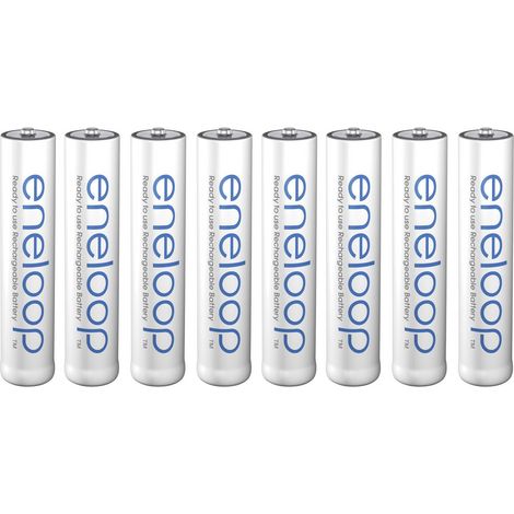 [GEBRAUCHT] B-Ware eneloop HR03 Micro AAA Akku NiMH 800 mAh 8 Stück wiederaufladbar