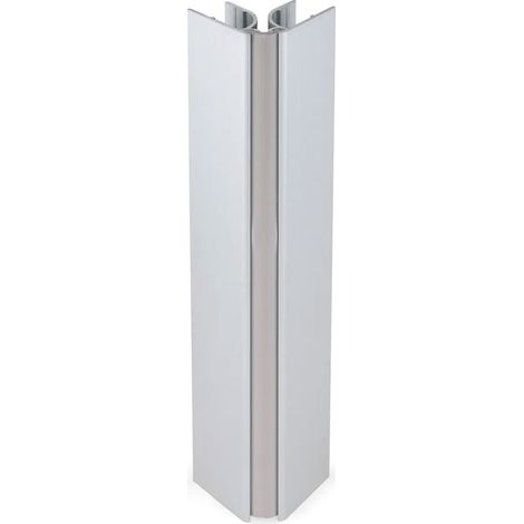 Zocalo Aluminio Liso: Esquina Flexible 144 Mm