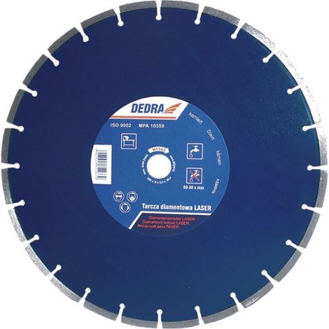 Disque diamanté DEDRA pour granit et clinker 300 mm