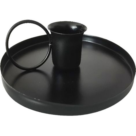Support Pour Bougie - Pillar Et Taper - Style Rétro - Pour Décoration De Table De Salle À Manger Ou Salon - Lot De 1 (1/3)