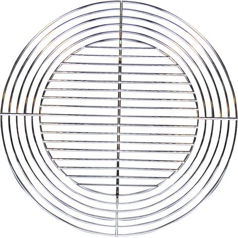 Grille ronde de barbecue recoupable Ø37-55cm – Barreaux larges pour délimitation – Compatible avec plusieurs marques – Garden Max