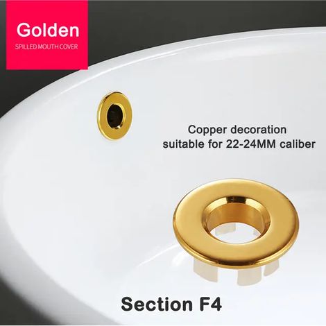 1 pièces évier trou rond trop-plein couvercle Pots en céramique bassin évier trop-plein couvre cuisine hôtels salle de bain accessoires U3