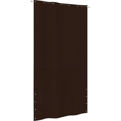Paravent de balcon marron, 140 x 240 cm, tissu Oxford