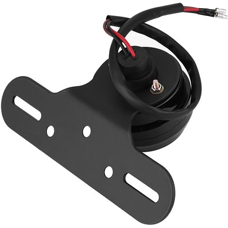 Rotes Rücklicht für Chopper/Bobber-Motorräder, LED-Blinkbirne, schwarzes Bremslicht, kompatibel mit Custom-Modellen, universelles Ersatzteil (1/5)
