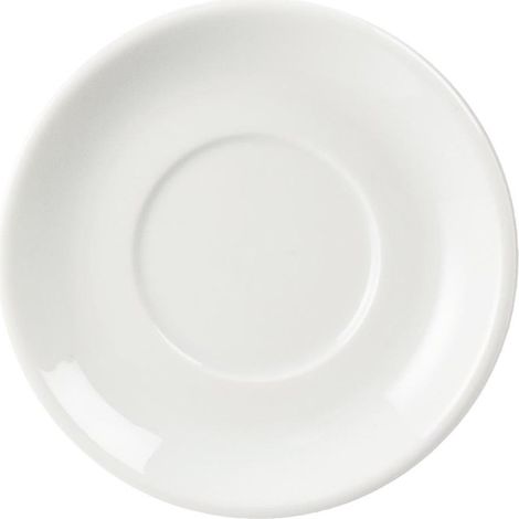 Soucoupe Pour Tasse À Espresso Empilable Blanche (Lot de 12) - Ref CB472 - Olympia (1/4)