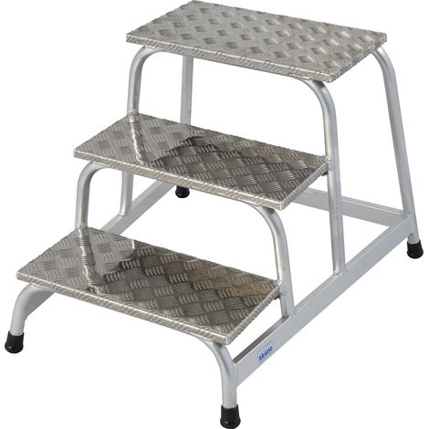 Krause Stabilo Escabeau Aluminium 3 Marches 150 kg