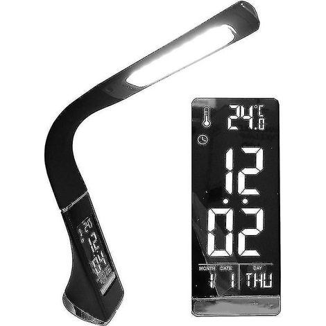 Lampe de bureau LED noire (1/2)