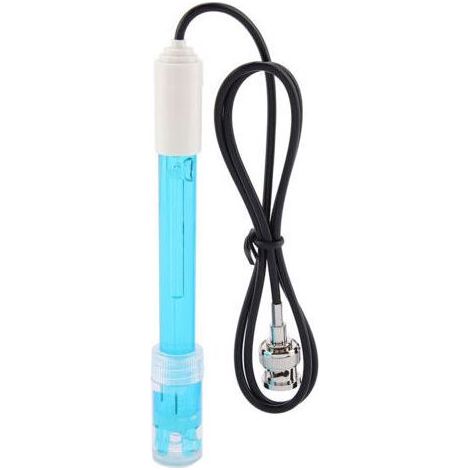 Sonde de pH à électrode de 70 cm (27,6 pouces) avec compensation de température de la solution, idéale pour les aquariums et l'aquaculture. (1/5)