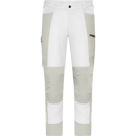 James & Nicholson Bundhose 4-Wege-Stretch JN1884 Gr. 52 white/cement