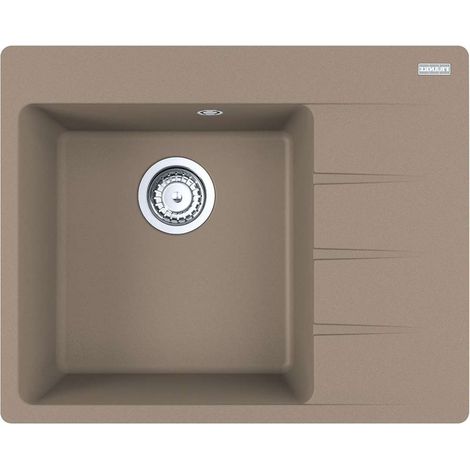 Franke Centro - Lavello in fragranite CNG 611-62 TL/2, 62x50 cm, cashmere 114.0637.501