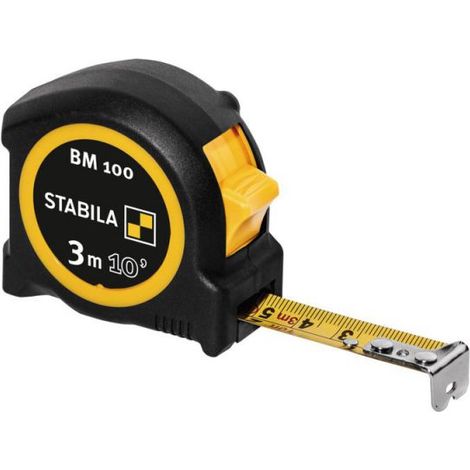 Stabila BM100cm+inch 19569 Metro a nastro 3 m ABS (1/4)