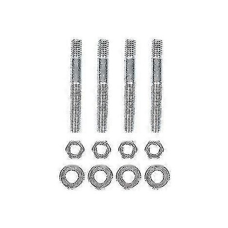 Kit de montage de carburateur - 516 pouces avec jeu de goujons métalliques et entretoise compatible avec le collecteur d'admission (1/4)