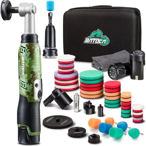 S6 Mini Cordless Polisher 12V, DA&RO DIY Politrizer for Details (1/5)