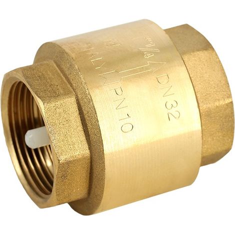 Clapet non retour double guidage-laiton 4MS obturateur POM - Série 306 80x90