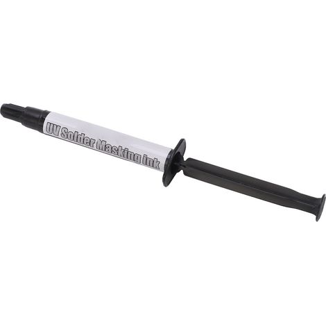 Encre de masque de soudure noir durcissable UV pour réparation PCB, BGA et carte mère, peinture de protection de circuit imprimé, vernis photosensible. (1/5)