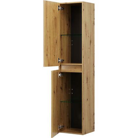 burgbad Rocio Hochschrank, 2 Türen, Türanschlag rechts und links,