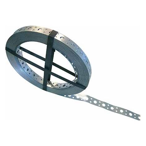 ING BEFESTIGUNGEN UMREIFUNG ZINGU STAHL PERFOR 20X0,6MM L25M - A190010