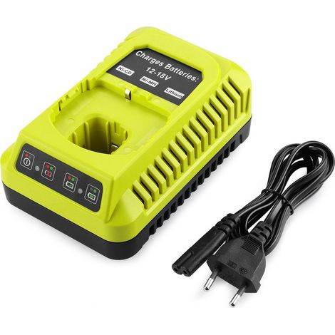 Remplacement pour Ryobi Batterie 18V 5.5Ah+ Chargeur , Remplacez la batterie au lithium-nickel , Ryobi RYOBI 12v-18V RYOBI P117 P108 chargeur de batterie universel (1/4)