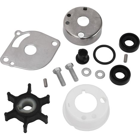 14-teiliger Wasserpumpen-Turbinen-Reparatursatz, leistungsstark und effizient, 6A1 W0078 02 für 2 PS 2-Takt-Motor (1/5)