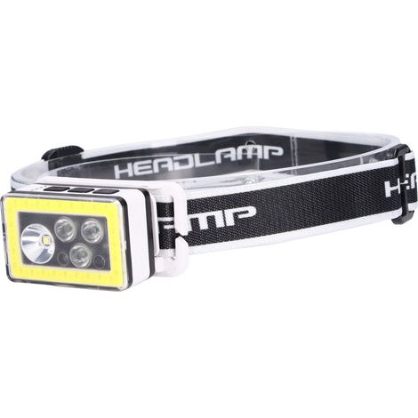 Lampe frontale magnétique à LED COB avec mode induction et chargement USB pour les aventures en plein air, le cyclisme et les réparations - Noir (1/5)