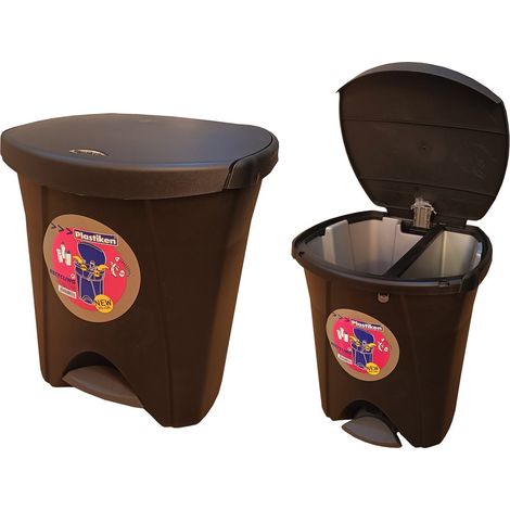Nature Treteimer 30L+18L Schwarz 6448C-NEG