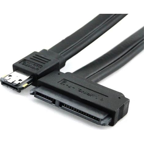 Cable eSATA (eSATA+USB combo) a 22 Pin SATA cable. (1/2)