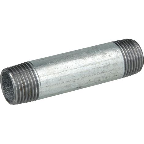 Nipple double galvanisé 1/2'' x 80 mm