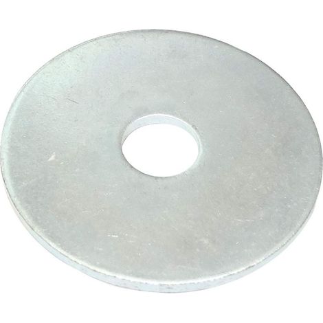 Lot de 35 Rondelles plates larges M8x35 mm - épaisseur 2 mm - DIN9021 - en acier zingué - couleur argent - assemblage boulon vis écrou serrage étanchéité fixation (1/5)